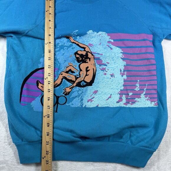 Ocean Pacific + Icons of Culture Throwback Surfer Logo Sweatshirt Size XS - Picture 7 of 8